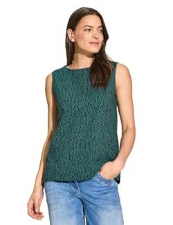 CECIL Damen B344908 Ärmellose Bluse, fir Green, X-Large von Cecil