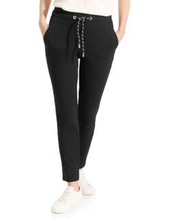 CECIL Damen B377686 Hose Casual Fit, Black, XS / 28L von Cecil