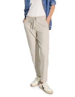 CECIL Damen B377700 Hose Casual Fit, Boulder beige, XL / 28L von Cecil