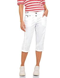 Cecil Damen B375098 3/4 Summer Trousers 3 4 Sommerhose Casual, Weiß, 27W / 22L EU von Cecil