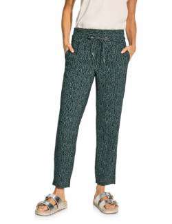 CECIL Damen B377977 Hose Loose Fit, Fir Green, XXL / 28L EU von Cecil