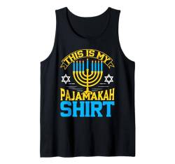 Lustiges Chanukkah This is My Pajamukkah Shirt jüdische Chanukah Tank Top von Celebrate Hanukkah Tee Shirts