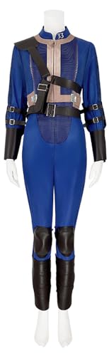 Cemaxjo Erwachsene Männer Lucy Vault 33 Kostüm Outfit Bodysuit Zubehör Vault-Te Cosplay Jumpsuit Halloween Anzug (Style 2 -Women, Large) von Cemaxjo