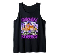 Lustiges Huhn Nugget Bootleg Hardcore Flames Meme Tank Top von Unhinged Chicken Nugget Memes