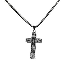 Chaies Halskette Christian,Christliche Charm-Halskette - Bibelkette Halskette | Halskette mit Metallanhänger für Männer und Frauen, religiöser christlicher Kettenschmuck von Chaies