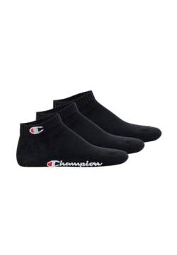 Champion Core Socks 3PP Quarter, Schwarz, 35-38 EU (2-5 UK) Unisex - Erwachsene -FW23, Nero von Champion