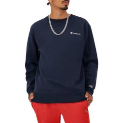 Champion Herren Crewneck, Powerblend Fleece, Hoodie for Men, Script Logo (Reg. Or Big & Tall) Sweatshirt, Navy-y08160, XX-Large von Champion