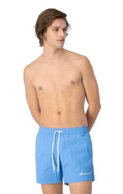 Champion Herren Legacy Beachshorts Ac Small Logo Badehose, hellblau von Champion