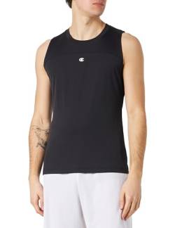 Champion Herren Legacy Modern Basket At The Gym-Quick-dry S/L Tank Tanktop, Schwarz, Medium von Champion