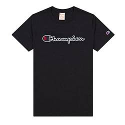 Champion Unisex Baby T-Shirt Noir Fille 404231 Tshirt, Schwarz, 13 años von Champion