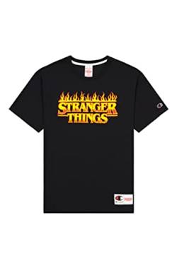 Champion Unisex X Stranger Things T-Shirt, Schwarz KK007, L von Champion