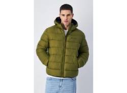 Steppjacke CHAMPION "Hooded Jacket" Gr. XS, grün (olivgrün) Herren Jacken von Champion