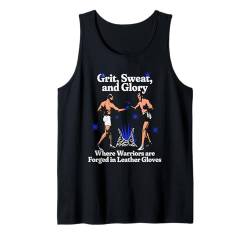 Grit Sweat Glory Warriors Lederhandschuhe Fight Boxer Athlet Tank Top von Champions of Strength Boxing Warriors Gloves Fight