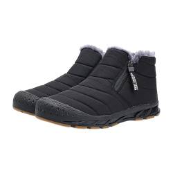 Barfußschuhe Herren Winter 47 Wasserdicht Zehenschuhe Gefüttert Wanderhalbschuhe 2024 Sneaker Rutschfeste Schneestiefel Für Sport Hiking Trekking Lederschuhe Unisex Wanderschuhe Elegant Wanderstiefel von Chanpning