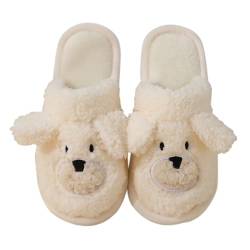 Chanpning Hausschuhe Gefüttert Damen Warm Winter Slipper Gemütlicher Weicher Warme Plüsch Pantoffeln Weiche Bequeme Winter Hausschuhe Damen Gefüttert von Chanpning