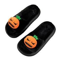 Chanpning Warme Hausschuhe Damen Weich Bequeme Memory Foam House Slippers Pantoffeln Damen Hausschuhe Autumn/winter Wärme Memory Foam Plüsch Rutschfest Slippers von Chanpning