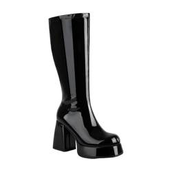 Chanpning Winterstiefel Damen Schuhe Winter Damen Boots Schneeschuh Damen Winter Damen Stiefeletten Halbstiefel Mid Calf Boot Chelsea Boots Langschaft Vielseitige Halblange Stiefel von Chanpning