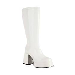 Chanpning Winterstiefel Damen Schuhe Winter Damen Boots Schneeschuh Damen Winter Damen Stiefeletten Halbstiefel Mid Calf Boot Chelsea Boots Langschaft Vielseitige Halblange Stiefel von Chanpning