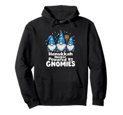 Chanukkah Jüdischer Zwerg Chanukkah Magic Powered by Gnomes Pullover Hoodie von Chanukah Gnomes Boys Girls Men Women Pajamas Tees