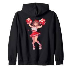 Weihnachten Cheerleading Santa Cheerleader Xmas Cheerleading Kapuzenjacke von Cheerleading Geschenk für Cheerleader Frauen