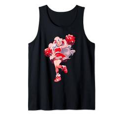 Weihnachten Cheerleading Santa Cheerleader Xmas Cheerleading Tank Top von Cheerleading Geschenk für Cheerleader Frauen