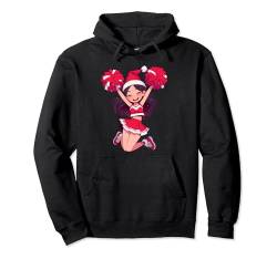 Weihnachten Cheerleading Santa Cheerleader Xmas Cheerleading Pullover Hoodie von Cheerleading Geschenk für Cheerleader