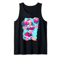 Weihnachten Cheerleading Santa Cheerleader Xmas Cheerleading Tank Top von Cheerleading Geschenk für Cheerleader