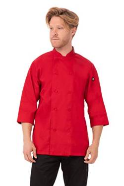 Chef Works Herren Morocco Chef Coat Kochjacke, Rot, XX-Large von Chef Works