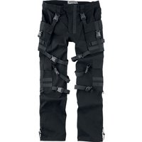 Chemical Black - Gothic Stoffhose - Urban Pants - W30L32 bis W38L34 - für Männer - Größe W32L32 - schwarz von Chemical Black