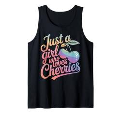 Cherry Nur ein Mädchen, das Kirschen liebt Tank Top von Cherry Cherries Fruit Food