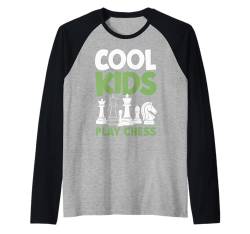 Chess Cool Kids Play Schachfiguren Raglan von Chess Chess Player