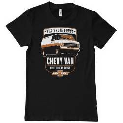Chevrolet Offizielles Lizenzprodukt Chevy Van Herren-T-Shirt (Schwarz), Large von Chevrolet