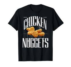 Lustiges Chicken Nugget Meme Bootleg Retro 90er Streetwear T-Shirt von Unhinged Chicken Nugget Memes