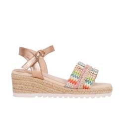 Chika10 Kids für Frauen/Mädchen. GOLONDRINA 03 Espadrilles Golondrina 03 mehrfarbig (37), Stoff, Wohnung, Schnalle, Lässig, Kinderbekleidung von Chika10 Kids