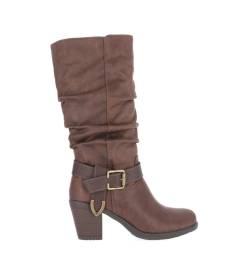 Chika10 für Damen. KURAZO 30 Stiefel Kurazo 30 braun (40), 3 bis 5 cm, Keine, Lässig von Chika10