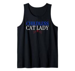 Kinderlose Katzendame Wahlwahl USA Tank Top von Childless Catlady Cute Cat Lady Apparel