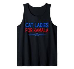 Wahlkampf für Cat Ladies For Kamala Childless Cat Lady in den USA Tank Top von Childless Catlady Cute Cat Lady Apparel