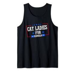 Wahlkampf für Cat Ladies For Kamala Childless Cat Lady in den USA Tank Top von Childless Catlady Cute Cat Lady Apparel