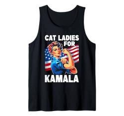 Wahlkampf für Cat Ladies For Kamala Childless Cat Lady in den USA Tank Top von Childless Catlady Cute Cat Lady Apparel