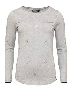 Chillaz Cresciano Flower LS Women, 36/36 Damen, Grey Melange von Chillaz