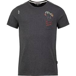 Chillaz Pocket Friends T-Shirt, L, Anthracite Melange von Chillaz