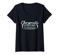 Damen Chiropraktik -Chiropraktiker T-Shirt mit V-Ausschnitt von Chiropraktiker Geschenkideen Für Frauen