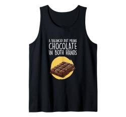 Chocolate Lover Zitat Humor Chocolate Milk Chocolate Bars Tank Top von Chocolate Gift Chocolate Shirts Men Women Kids