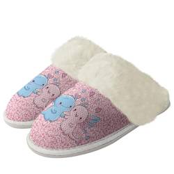 Chririnla Indoor Hausschuhe für Frauen Paar Axolotls Hausschuhe Warme gemütliche Baumwolle Slipper Flauschige Winter Hausschuhe mit Anti Rutsch Loch,46-47EU von Chririnla