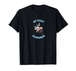 Erste Erstkommunion Meine Erstkommunion Katholizismus Kid T-Shirt von Christian Catholic Cross Holy Boy Girl Design