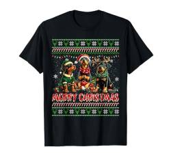 Doberman Pinscher Christmas Tree Decorations Dog Lover Xmas T-Shirt von Christmas Apparel Family Men Women Kids Pajama