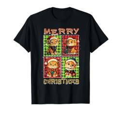 Lion Leopard Buffalo Plaid Animals Lover Merry Christmas T-Shirt von Christmas Apparel Family Men Women Kids Pajama