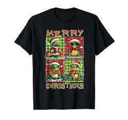 Turtle Leopard Buffalo Plaid Animals Lover Merry Christmas T-Shirt von Christmas Apparel Family Men Women Kids Pajama