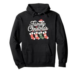 Hübscher Urlaub mit Strümpfen passende Familie Weihnachten 2024 Pullover Hoodie von Christmas Apparel Family Xmas Men Women Kids Tee