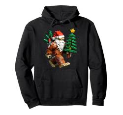 Bigfoot Bausteine Weihnachtsbeleuchtung Xmas Sasquatch Pullover Hoodie von Christmas Holiday Wear